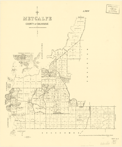 1931 Metcalfe Historical Map