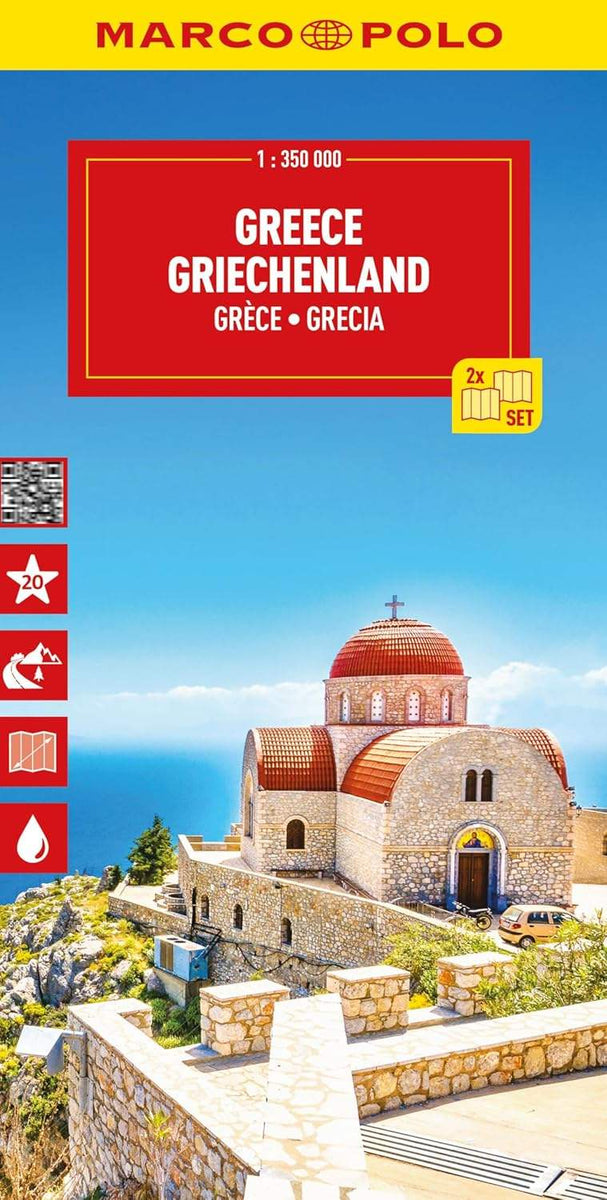 Buy Greece Road Map by Marco Polo (2024) – The Chart & Map Shop