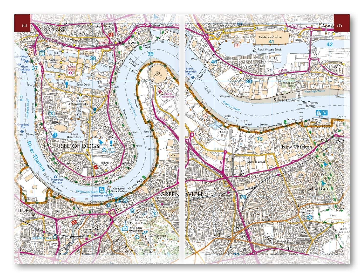 Buy Walking the Thames Path Map Booklet by Cicerone (2023) – The Chart ...