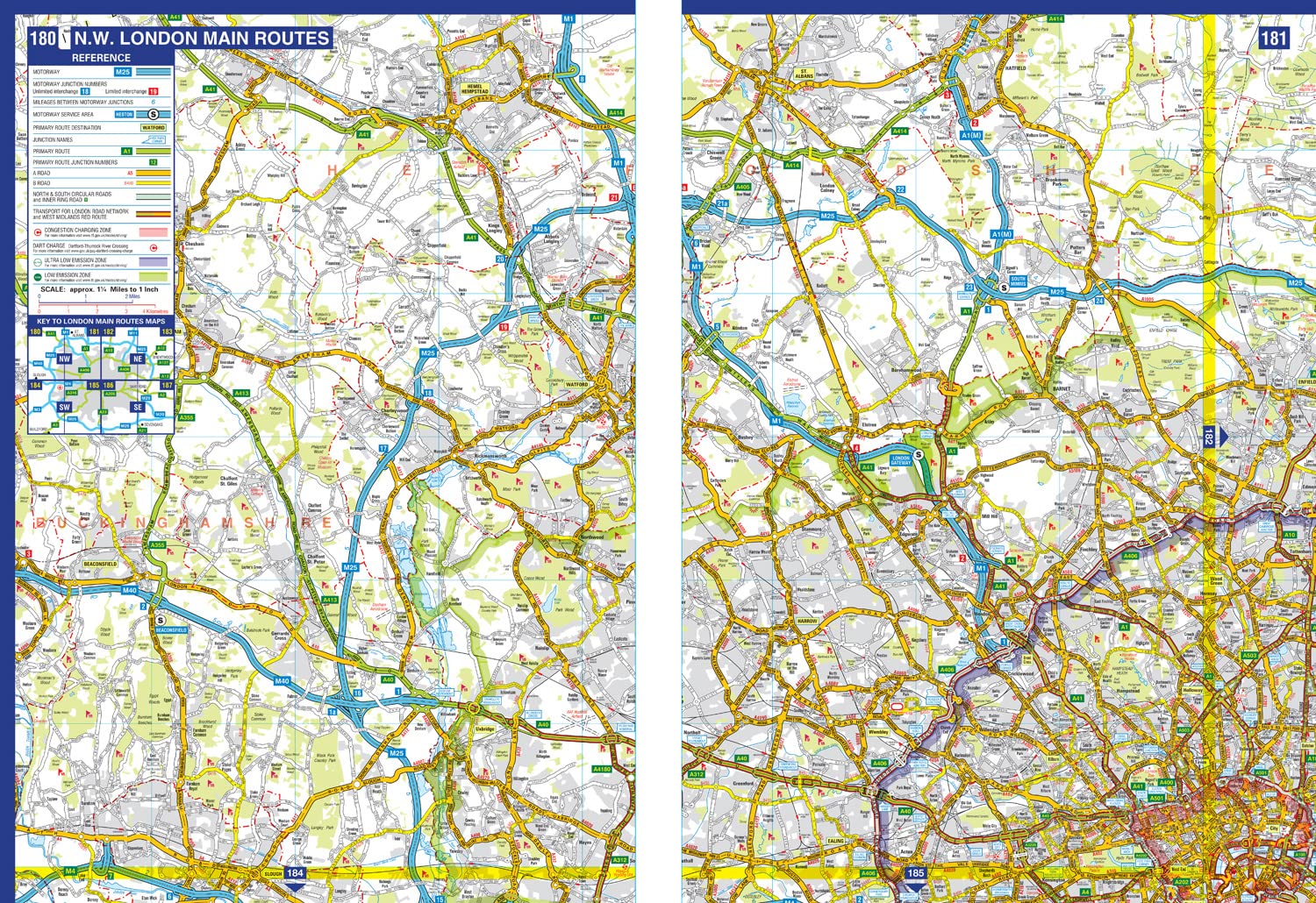 Buy Great Britain Super Scale Road Atlas by AZ Maps (2024) The Chart