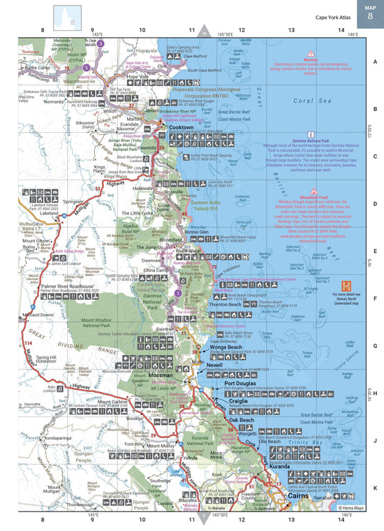 Buy Cape York Atlas & Guide (5th Edition) by Hema Maps – The Chart ...