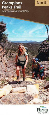 The Grampians: Peaks Trail Map North