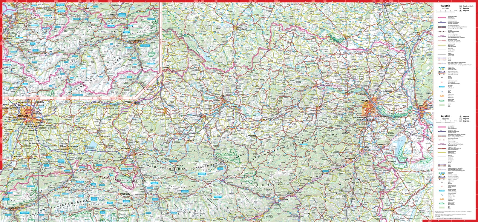 Carte Routiere Plastifiee Autriche Express Map Carte Pliee Express Map 139934 ?v=1687785968