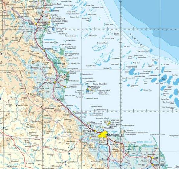 Buy SE55 Townsville Topographic Map (1st Edition) by Geoscience ...