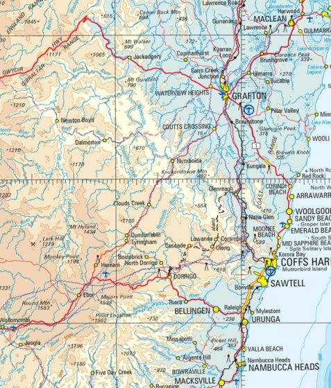 Buy SH56 Armidale Topographic Map (1st Edition) by Geoscience Australia ...