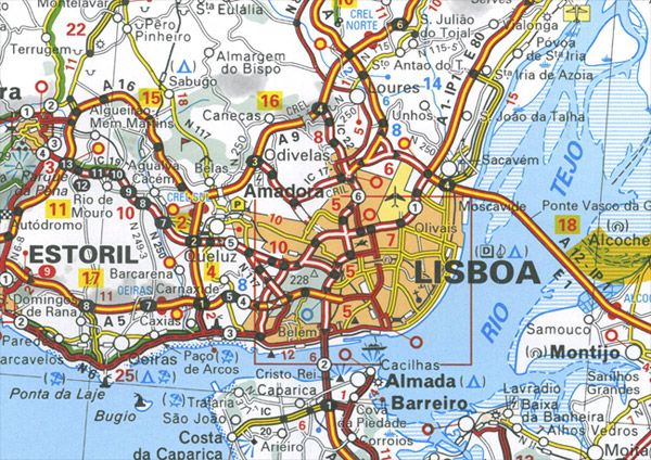 Portugal Sul, Algarve Regional Map 593 (Michelin Regional Maps) by Michelin  The