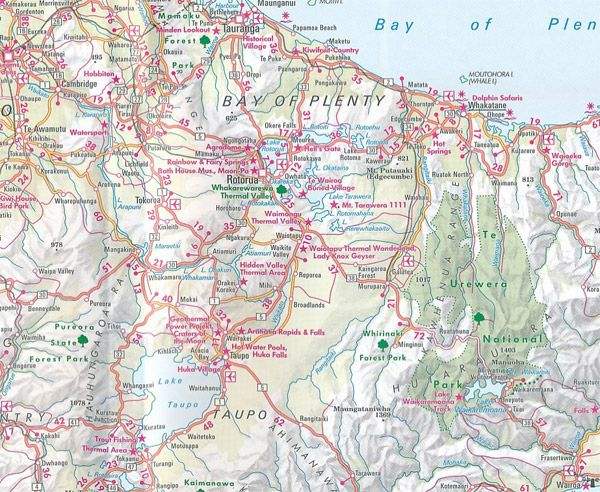 Buy New Zealand Road Map by Nelles Verlag (2015) – The Chart & Map Shop