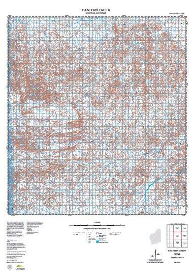 Buy 3054 Eastern Creek Topographic Map by Landgate (2015) – The Chart ...