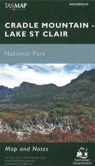 Buy Cradle Mountain-Lake St. Clair National Park Road Map by TasMap ...