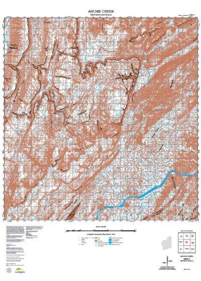 Buy 4464 1 Archie Creek Topographic Map By Landgate 2015 The Chart And Map Shop 2629