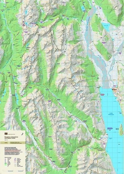 Buy Routeburn, Greenstone & Caples Tracks Topographic Map (4th Edition ...