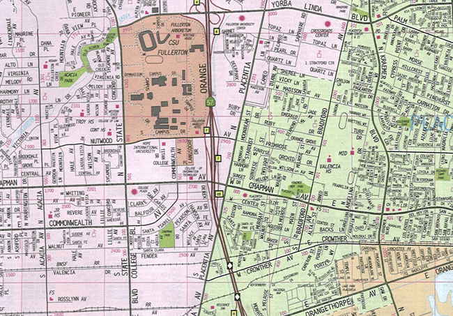 Buy Northern Orange County: City Map by Rand McNally (2008) – The Chart ...